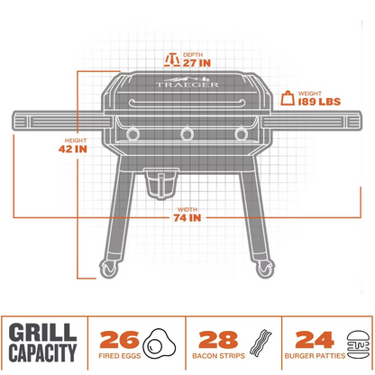 Traeger Flatrock Flat Top Grill - TF3CN59AU