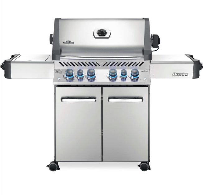 Napoleon Prestige 500 Propane Gas Grill with Infrared Rear Burner - P500RSIBPSS-3